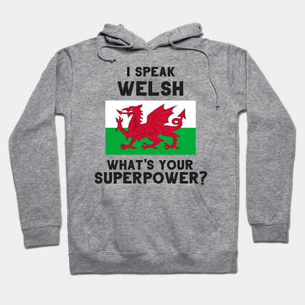 I Speak Welsh - What's Your Superpower? Hoodie by deftdesigns